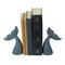 Set of 2 Cast Iron Whale Tail Bookends Nautical Home Decor Bookshelf Sculpture